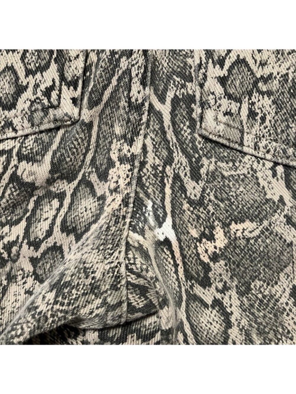 Spanx Snake Print Skinny Jeans XS Animal Print - Picture 7 of 7